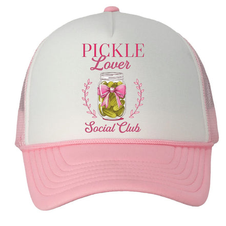Pickle Lover Social Club Trucker Hat