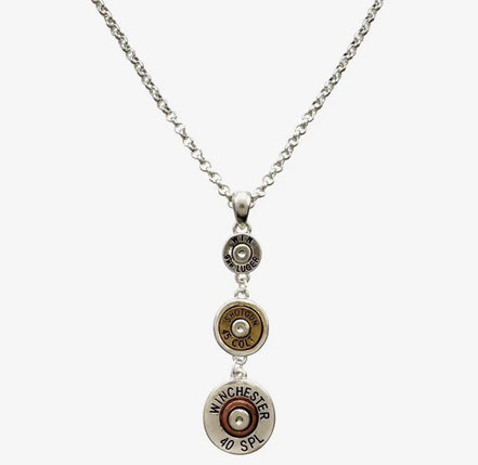 Classic Rhinestone Duo Shotgun Shell Dangle Hook Earrings