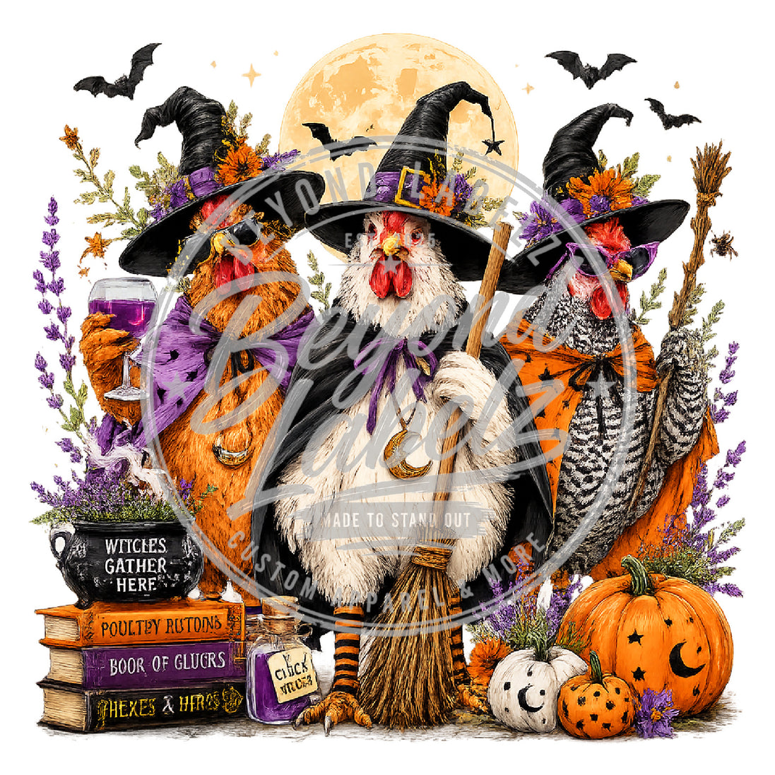 Chicken Witches Graphic