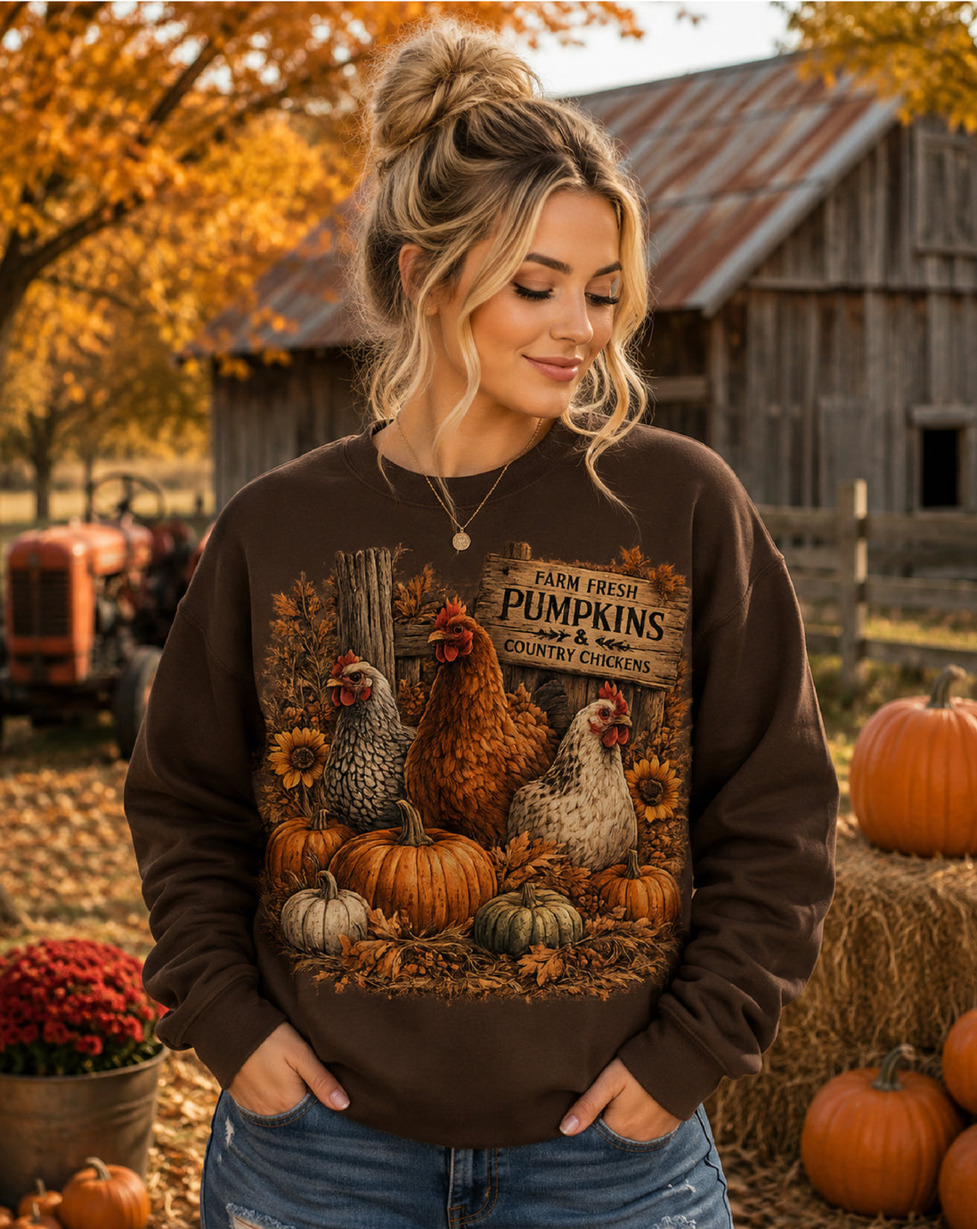 Chickens and Pumpkins