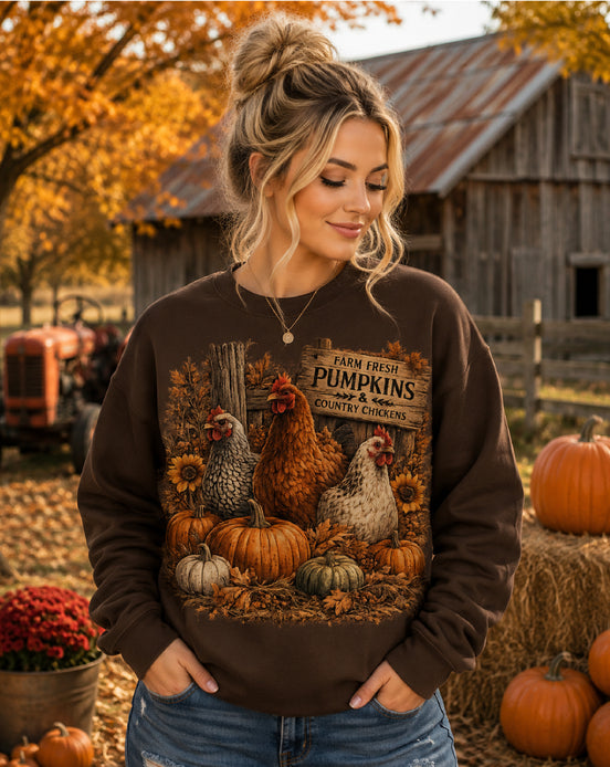 Chickens and Pumpkins