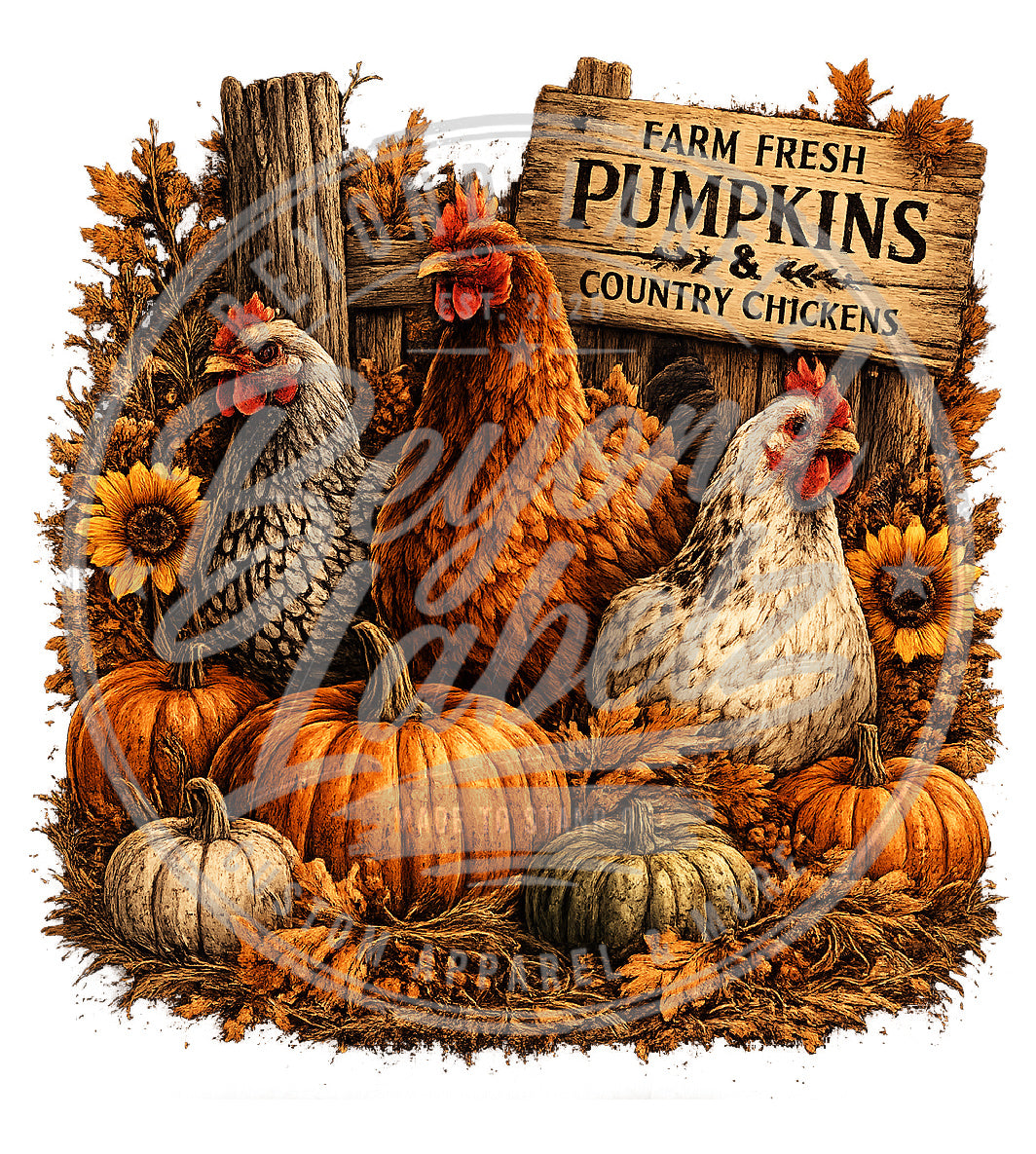 Chickens and Pumpkins