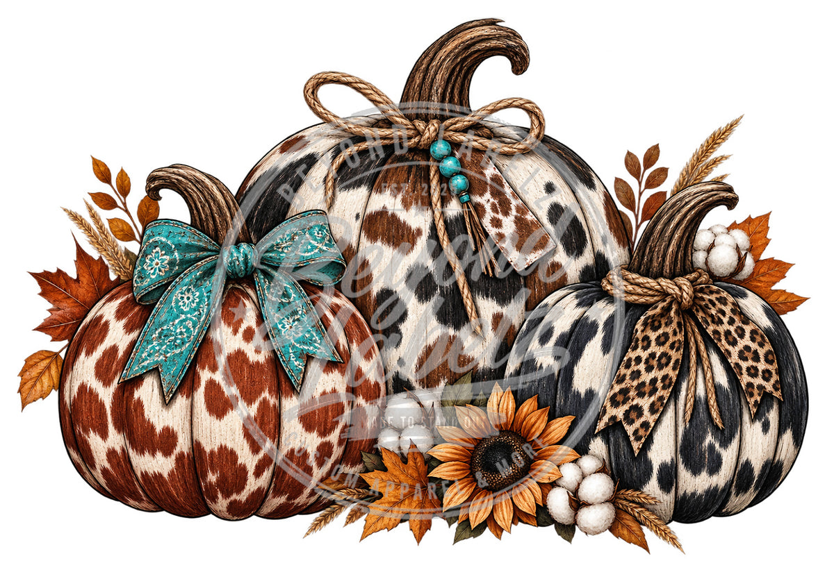Cowhide Pumpkin Graphic