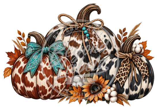 Cowhide Pumpkin Graphic