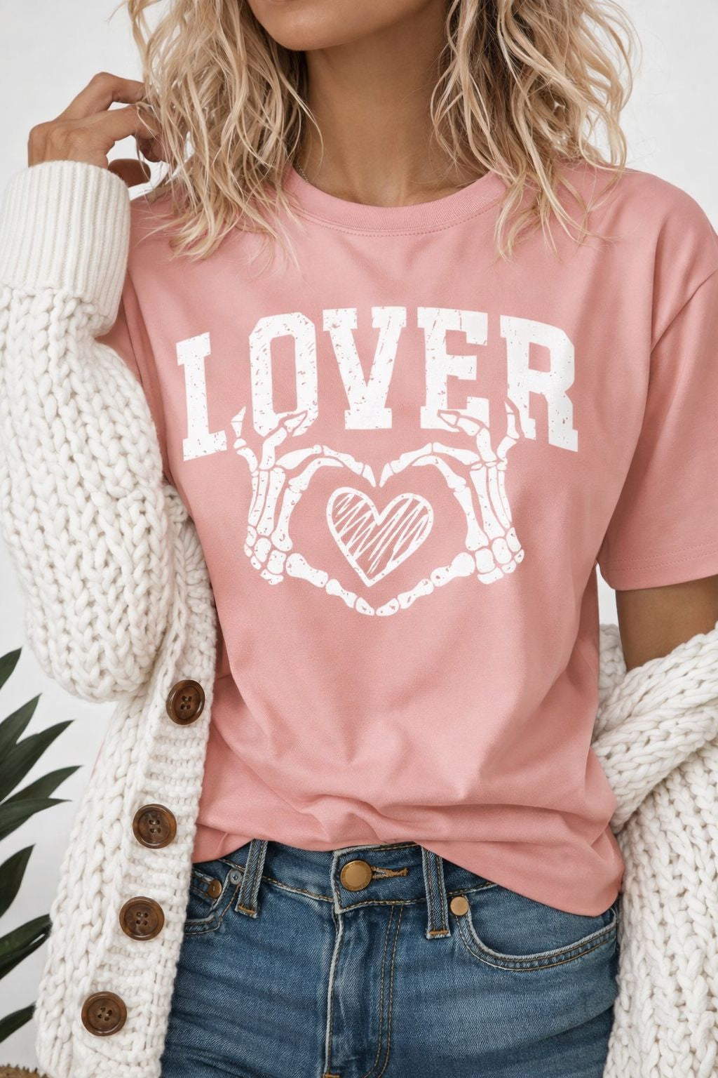 Lover with Skull Hands