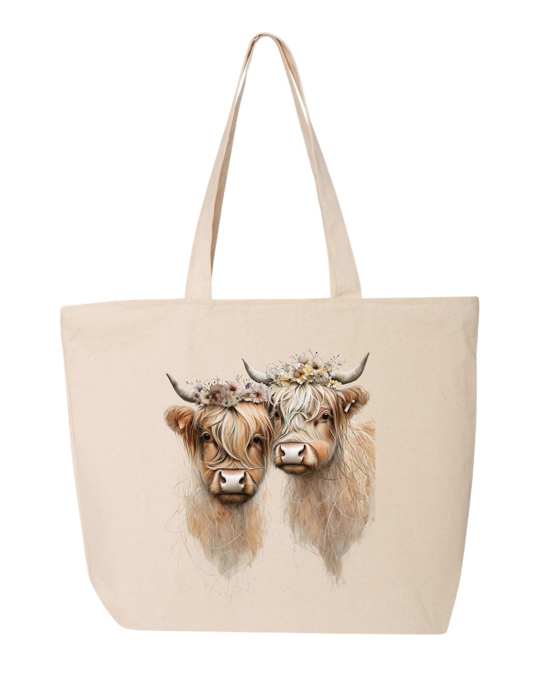 Highland Cows Canvas Bag