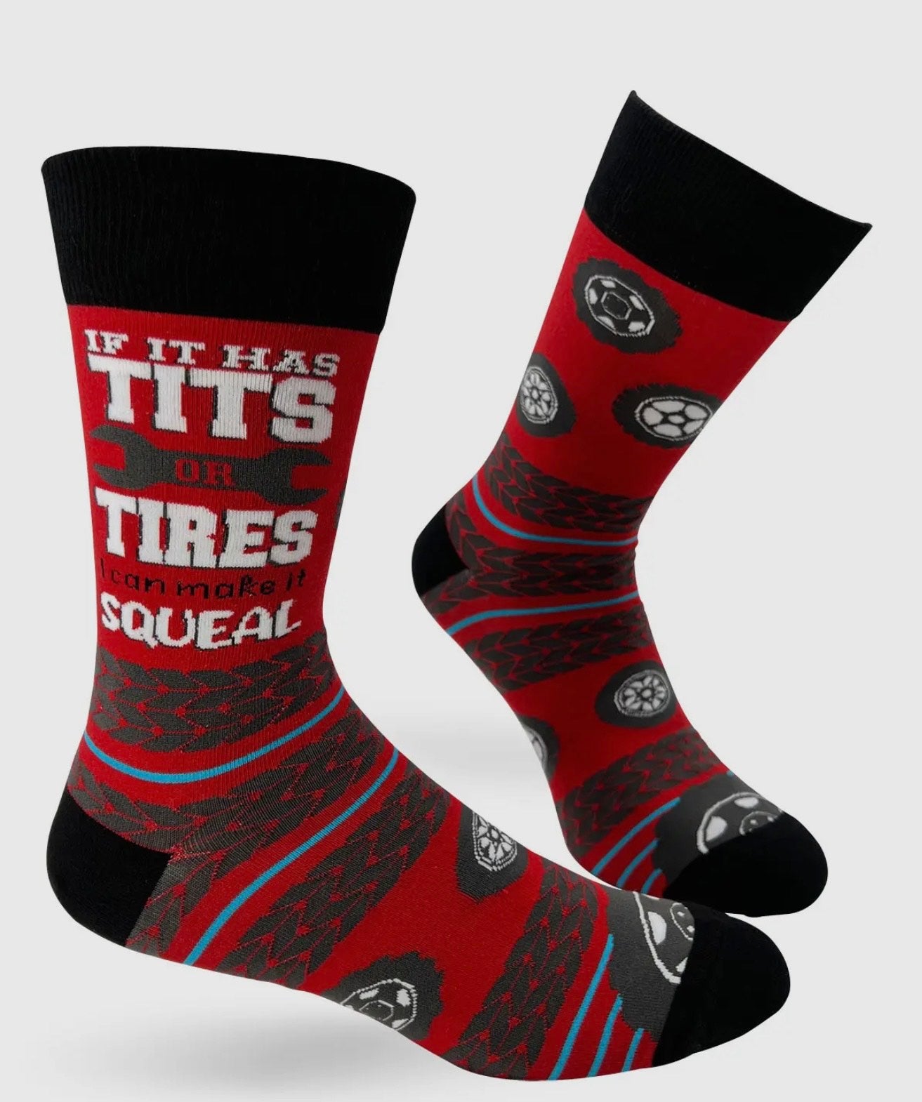 If It Has Tits or Tires I Can Make It Squeal Men's Socks