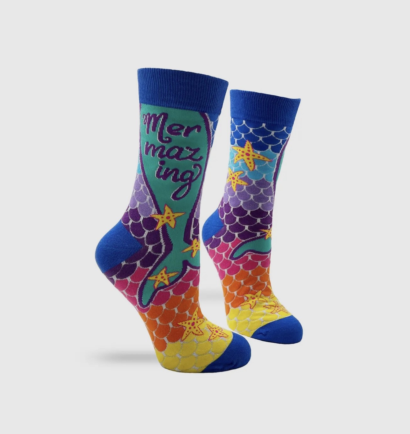 Mermazing Women's Novelty Crew Socks