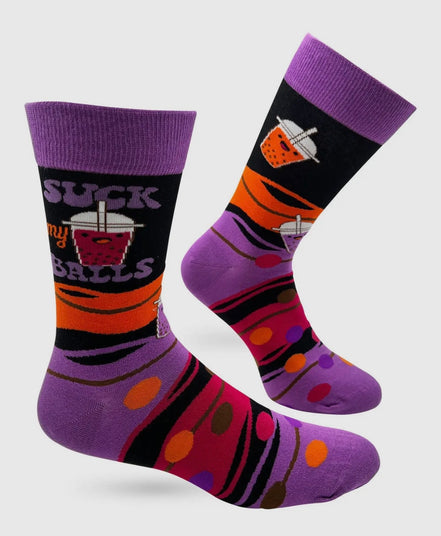 Horny Af Men's Novelty Crew Socks