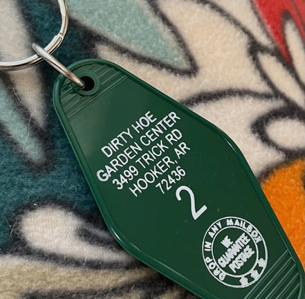 Motel Key Fob - Dirty Hoe Garden Center