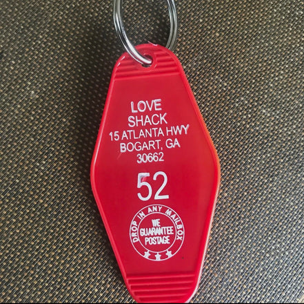 Motel Key Fob - Love Shack