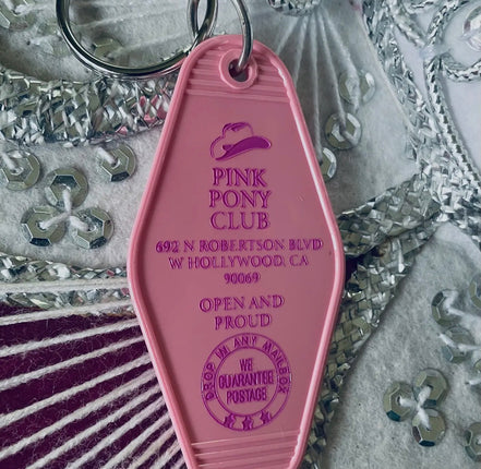 Motel Key Fob - Pink Pony Club (Chappell Roan)