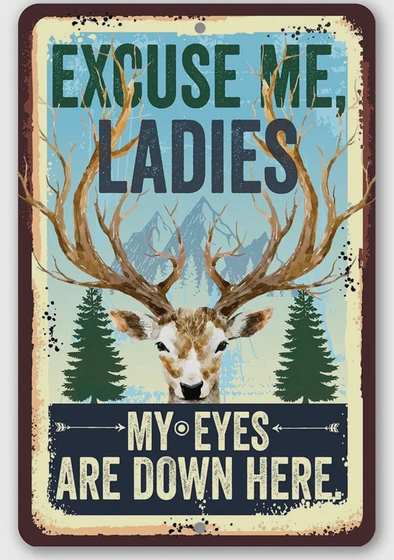 Excuse Me Ladies My Eyes Are Down Here