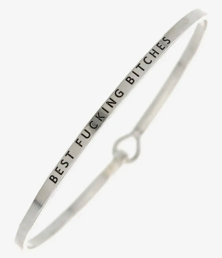 Best Fucking BITCHES_3mm Message Bangle