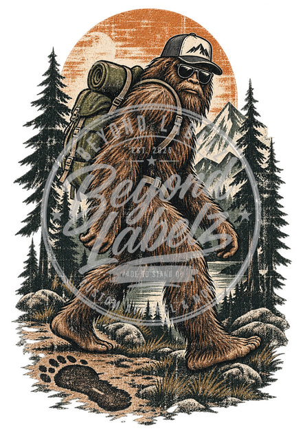 Sasquatch Backpacking Graphic