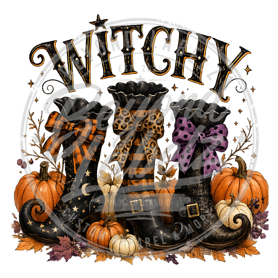 Witchy Shoe Graphic