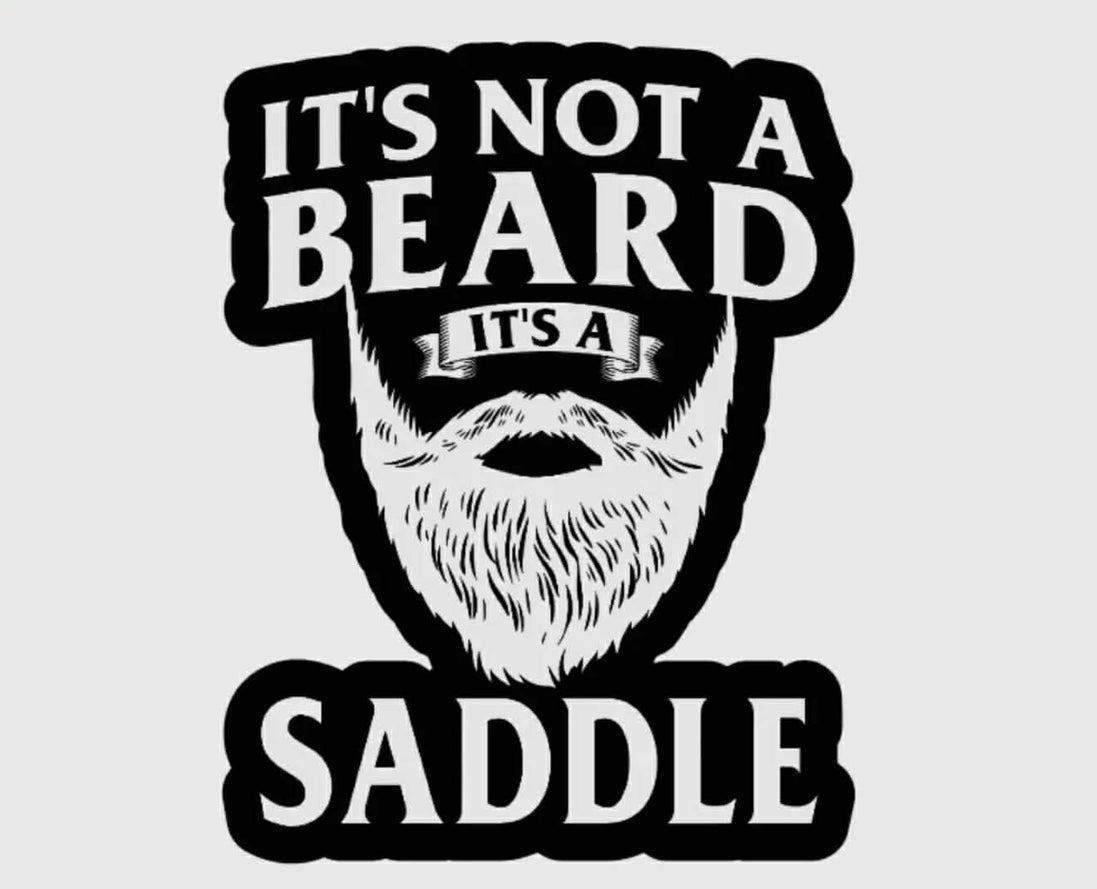 It’s Not A Beard Sticker